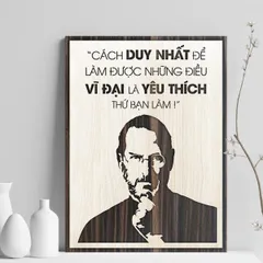 Tranh gỗ decor truyền cảm hứng 