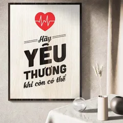 Tranh gỗ decor truyền cảm hứng 