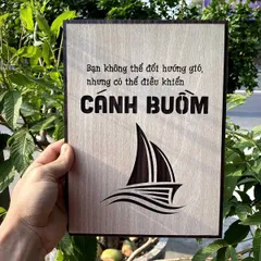 Tranh gỗ decor truyền cảm hứng 