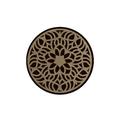 Tranh gỗ mandala, Tranh Gỗ 3D Mandala Chữ Om treo tường cho phòng thờ, phòng thiền, yoga, quán chay... MDL04