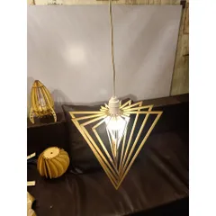 Đèn trang trí nội thất ,cửa hàng Gỗ DIY 143, đèn gỗ xoắn tam giác, đèn gỗ tam giác, đèn gỗ xoáy