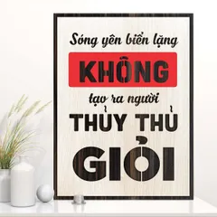 Tranh gỗ decor truyền cảm hứng 