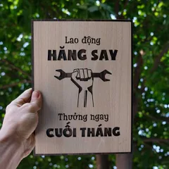 Tranh gỗ decor truyền cảm hứng 