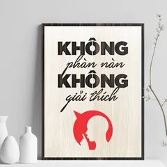 Tranh gỗ 3d trang trí truyền động lực handmade 