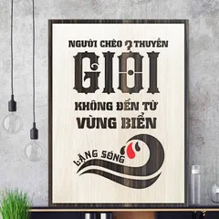 Tranh gỗ 3d trang trí truyền động lực handmade 