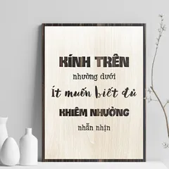Tranh gỗ 3d trang trí truyền động lực handmade 