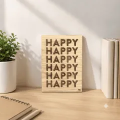 BST Tranh gỗ khắc laser - Decor phòng khách Chill, Góc làm việc - Quà tặng tâm giao phong cách Retro