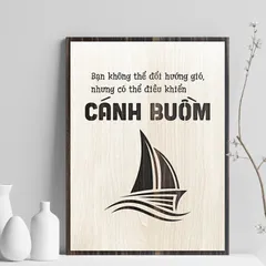 Tranh gỗ 3d trang trí truyền động lực handmade 