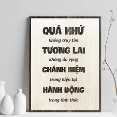 Tranh gỗ 3d trang trí truyền động lực handmade 