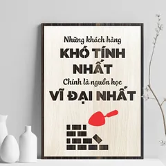 Tranh gỗ 3d trang trí truyền động lực handmade 