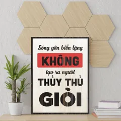 Tranh gỗ 3D cắt lớp – Sóng yên biển lặng không tạo ra người thủy thủ giỏi  “Sóng yên biển lặng không tạo ra người thủy