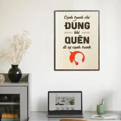 Tranh gỗ 3D cắt lớp – Cạnh tranh chỉ đúng khi quên đi sự cạnh tranh,một thông điệp sâu sắc, dành cho những người hiểu