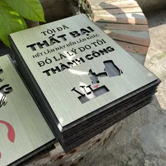 Tranh gỗ 3D cắt lớp – Tôi đã thất bại hết lần này đến lần khác, đó là lý do tôi thành công  “Tôi đã thất bại hết lần này