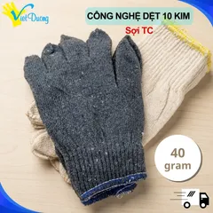 15 Đôi Bao Tay Dệt TC 10 Kim VIỆT DƯƠNG - GDTC