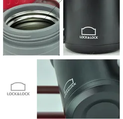   Cốc Giữ Nhiệt LocknLock 500ml LHC9002 Basic Table Mug - Màu Đen