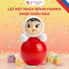 lật đật nhựa bé gái 150mm Kotovski nhập khẩu Nga đồ chơi sưu tầm