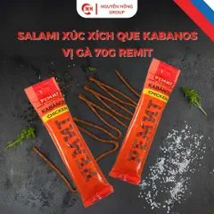 Xúc xích xông khói, Salami que Kabanos chính hãng gói 70g - Nguyễn Hồng Official