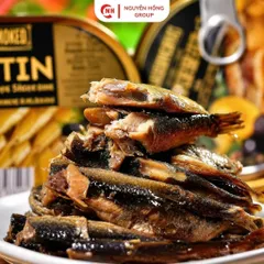 Cá trích ngâm dầu 190g glavproduc nhập khẩu nga thơm ngon ăn vặt đồ ăn food
