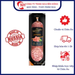 Xúc xích hun khói, Salami Premium ăn liền nhập khẩu trực tiếp từ Nga 300g - Nguyễn Hồng Official