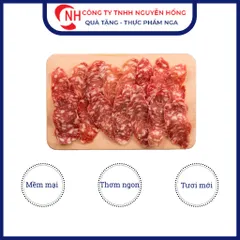 Xúc xích hun khói, Salami Premium ăn liền nhập khẩu trực tiếp từ Nga 300g - Nguyễn Hồng Official