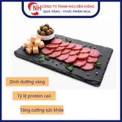 Xúc xích hun khói, Salami Premium ăn liền nhập khẩu trực tiếp từ Nga 300g - Nguyễn Hồng Official