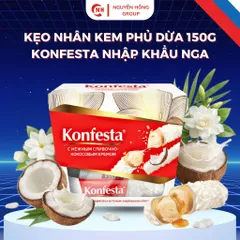Kẹo nhân kem phủ dừa 150g Konfesta Nhập Khẩu Nga