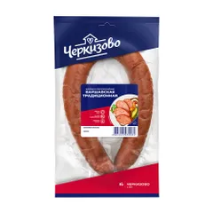 Xúc xích heo nhập khẩu Nga cherkizovo 350g - Xúc xích vòng tươi ngon, làm từ nguồn nguyên liệu sạch, giá trị dinh dưỡng