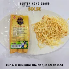 Phô mai hun khói mặn sữa dê que SOLSE 100g phomai ăn vặt xé sợi cheeze