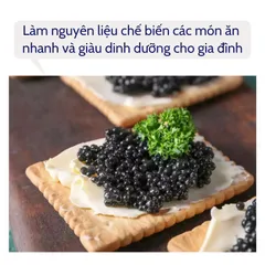 Trứng cá Tầm muối Tsar nhập khẩu chính hãng Nga bổ sung dinh dưỡng sử dụng trực tiếp hộp 100g