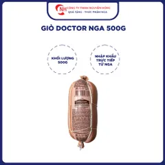 Giò Nga doctor ăn liền nhập khẩu chính hãng từ Nga 500g