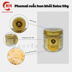 Phô mai hun khói ruốc Solse 50g phomai Nga