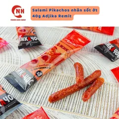 Salami xúc xích hun khói nhân sốt ớt Picachos Ddjika 40g Remit Nga Food Thức Ăn