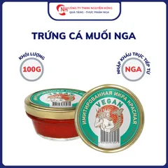 Trứng cá muối chay Vegan nhập khẩu chính hãng Nga giàu dinh dưỡng sử dụng trực tiếp 100g