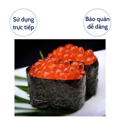 Trứng cá Hồi đỏ nhập khẩu chính hãng từ Nga giàu dinh dưỡng hộp 105g