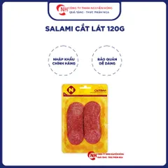 Xúc xích xông khói, Salami cắt lát nhập khẩu chính hãng Nga 120g - Nguyễn Hồng Official