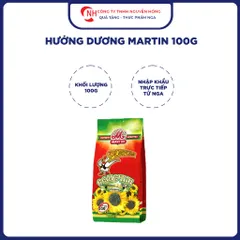 Hạt hướng dương nhập khẩu Nga hiệu Martin thơm ngon chắc mẩy gói (100g-200gr) - Nguyễn Hồng Official