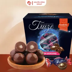 Kẹo phủ socola với nhân kem 150g Konfesta Nhập Khẩu Nga