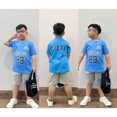 10-54kg H2 Đồ Bộ Bé Trai Size Đại, Sét Quần Áo Bé Trai Vải Thun Cotton in Hoạt Hình Hot Trend siêu đẹp