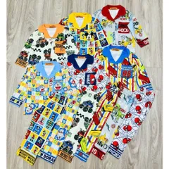 12-45kg A559 Bộ pijama bé trai vải thun lạnh mềm mịn mát họa tiết hoạt hình siêu đẹp
