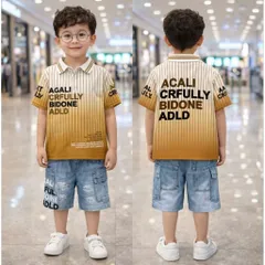 11-45kg A528 Đồ bộ cho bé trai, bộ polo bé trai thun lạnh in 3D siêu đẹp cho bé trai size đại