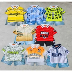 11-45kg A528 Đồ bộ cho bé trai, bộ polo bé trai thun lạnh in 3D siêu đẹp cho bé trai size đại