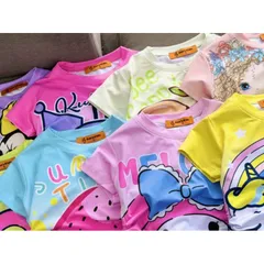 10-40kg Sét Bộ Áo Và Chân Váy Có Quần Trong Cho Bé Gái Size Đại Chất Vải Thun Lạnh loại 1 in Hoạt Hình Hot Trend