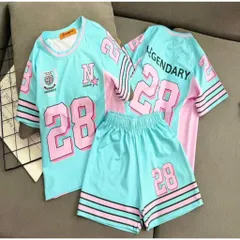 13-49kg H9 Bộ Đồ Bé Gái Thun Lạnh 3D Họa Tiết Thể Thao Hoạt Hình Đẹp, bộ thể thao bé gái