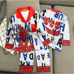 12-45kg A931 Bộ Pijama Bé Trai Thun Lạnh Mềm Mịn Mát Họa Tiết Hoạt Hình Siêu Cưng