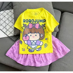 10-40kg H12 Sét áo + chân váy siêu cưng cho bé gái năng động, set áo váy thun cotton VNXK