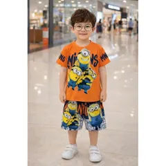 11-45kg A668 BỘ THUN LẠNH 3D BÉ TRAI SIÊU CƯNG- ĐỒ BỘ TRẺ EM
