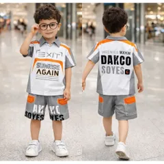 12-45kg A599 Đồ bộ mặc nhà bé trai chất thun lạnh in 3D họa tiết thời trang đẹp