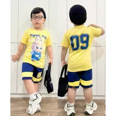 Đồ Bộ Cho Bé Trai Size Đại 11-40kg, Sét Quần Áo Cho Bé Trai Vải Thun Cotton in Hoạt Hình Hot Trend