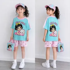 [H14] 13-49kg Đồ Bộ Bé Gái Thun Lạnh Họa Tiết Hoạt Hình - Mẫu Xinh, Dễ Thương, Năng Động