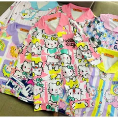 12-45kg A378 Bộ pijama bé gái thun lạnh mềm mịn mát họa tiết hoạt hình đẹp